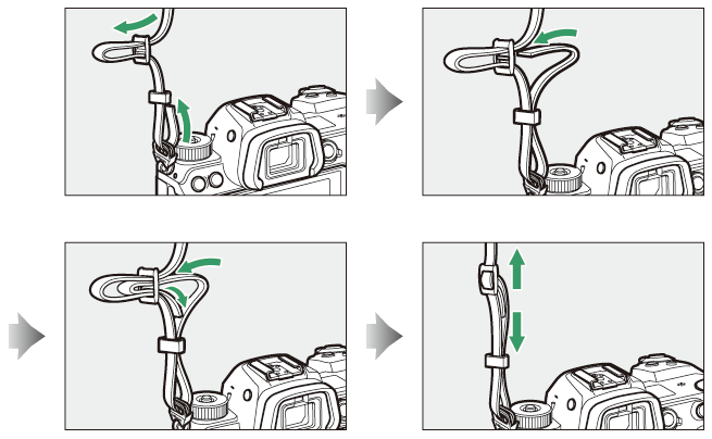 ニコンが推奨するカメラストラップの巻き方
